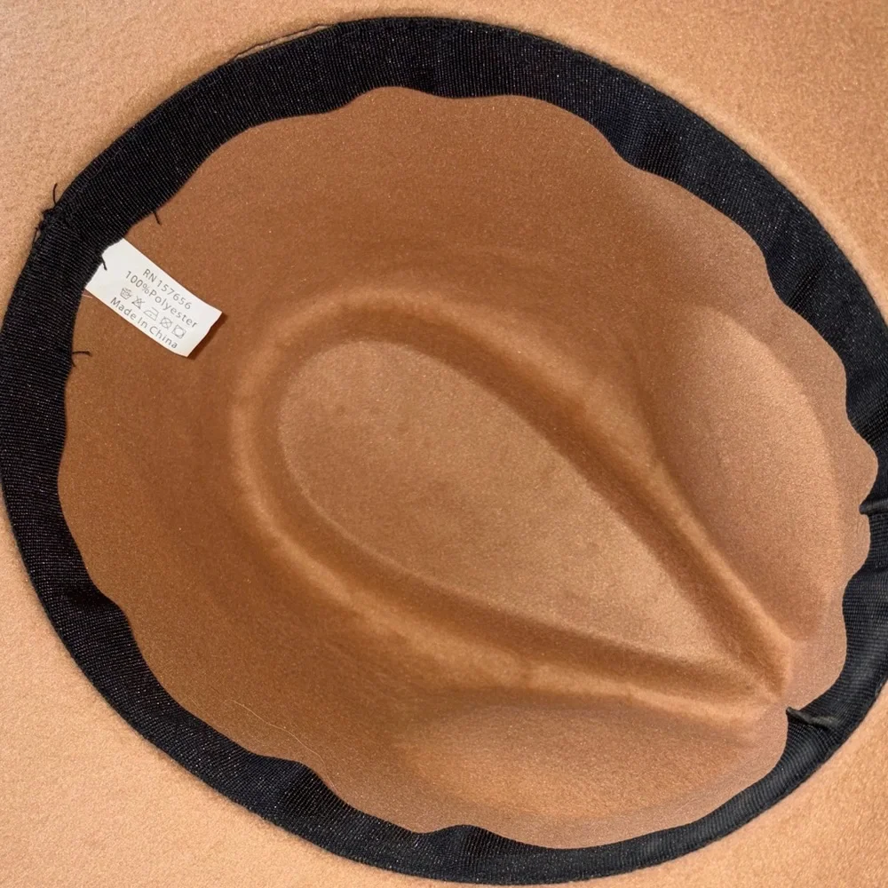 Bolero Hat with Gold Chain Detail